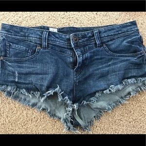 Volcom Dark Wash Jean Shorts